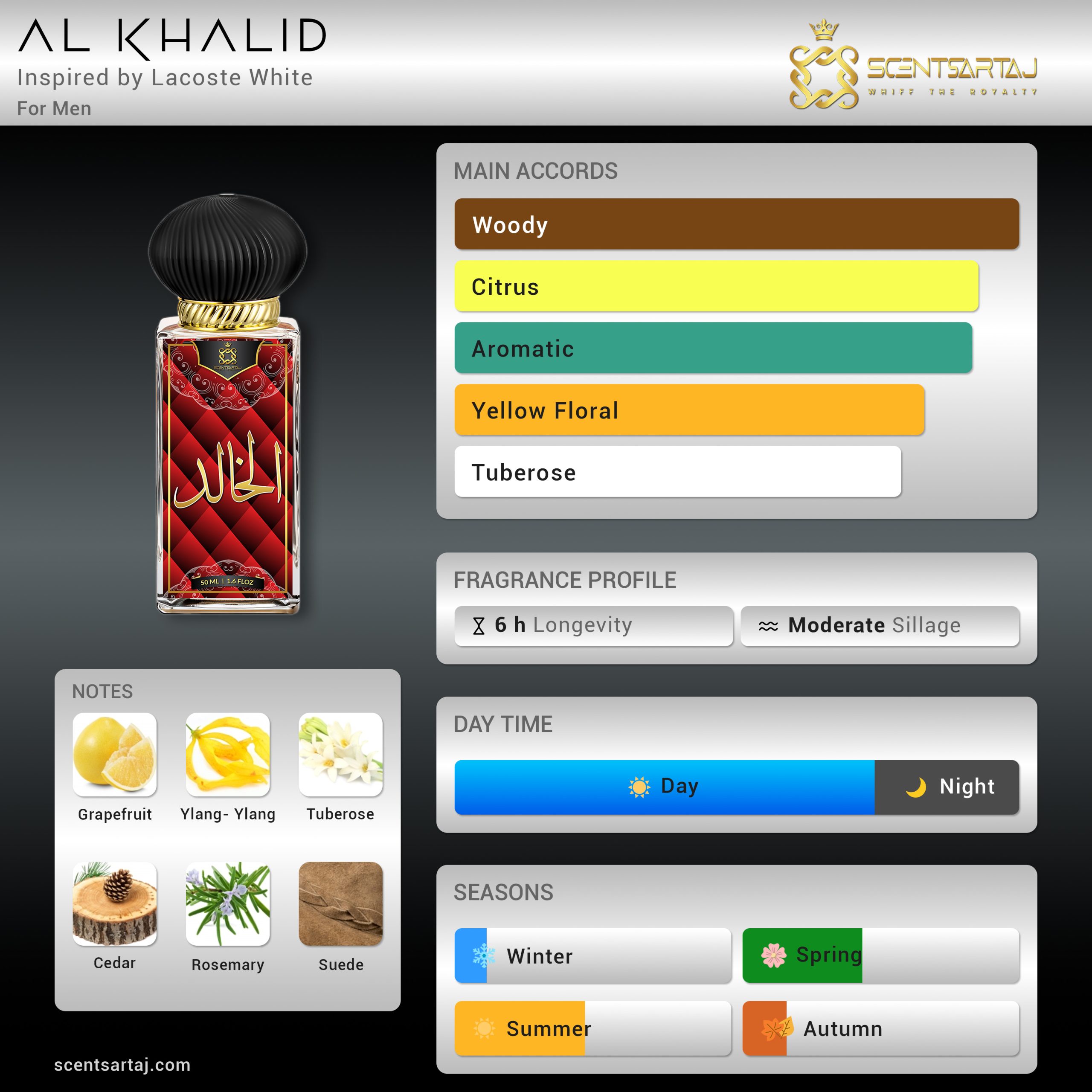 AL KHALID - Inspired by Lacoste White - Image 2